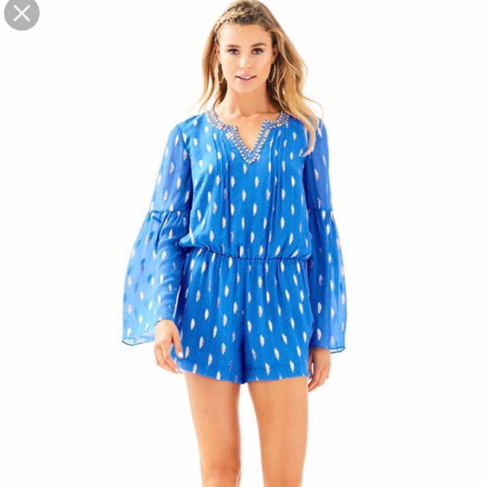 NWT Lilly Pulitzer Ariele Silk Romper